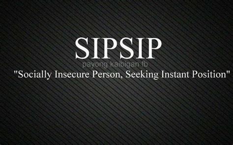 SIPSIP (Tagalog).